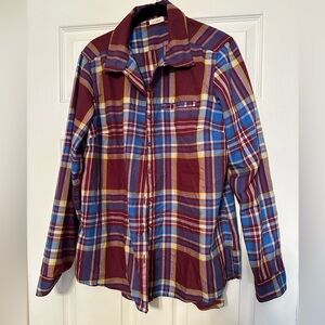 LL Bean flannel button down - size L